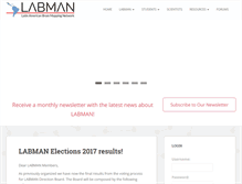 Tablet Screenshot of labman.org